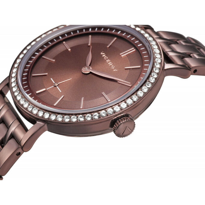 Reloj Viceroy 471112-47 de mujer en acero con brazalete y esfera marrón