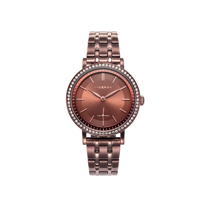 Reloj Viceroy 471112-47 de mujer en acero con brazalete y esfera marrón