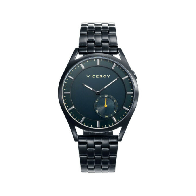 Reloj Viceroy 471107-37 de hombre en acero con IP gun y esfera negra