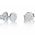 Pendientes Viceroy 7054E000-30 de mujer en plata forma circular con circonitas