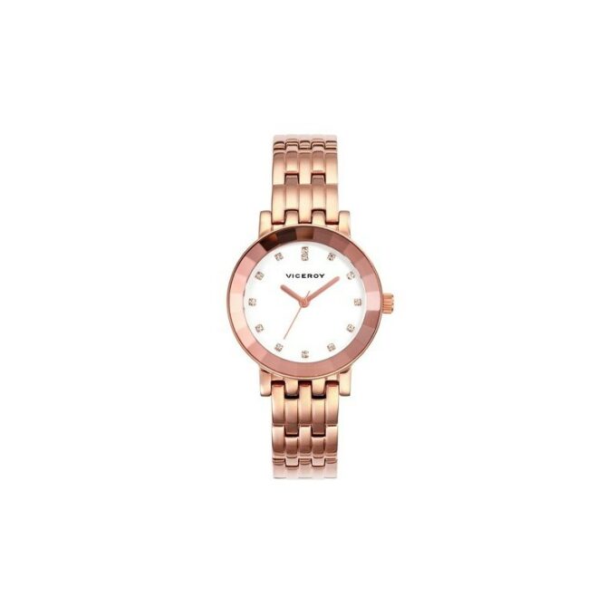 Reloj Viceroy 47814-00 de mujer con brazalete de acero IP rosa