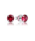 Pendientes Viceroy mujer de plata con cristal rojo