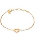 Pulsera Viceroy mujer de plata dorada con motivo corazón calado