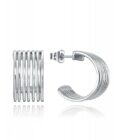 Pendientes Viceroy mujer de acero con multi-aros