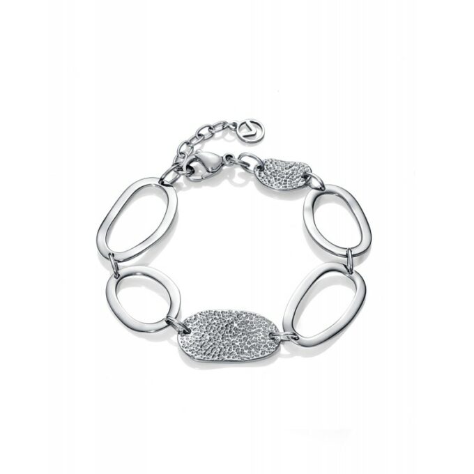 Pulsera Viceroy 15009P01000 de mujer en acero con eslabones irregulares