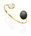 Brazalete Viceroy mujer de metal con piedra negra y blanca