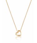 Collar Viceroy mujer plata chapada en oro con motivo corazón