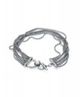 Pulsera Viceroy mujer de acero formada por nueve cadenas