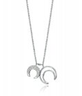 Collar Viceroy mujer de plata con colgante formado por dos lunas