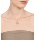 Collar Viceroy mujer en acero rosado con colgante calado