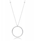 Collar Viceroy 15031C01000 de mujer en acero con colgante forma aro 59 mm.