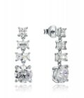 Pendientes Viceroy mujer de plata alargados con 3 cristales