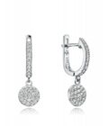 Pendientes Viceroy 71027E000-38 de mujer en plata con circulo circonitas