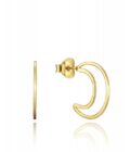 Pendientes Viceroy 5042E100-06 de mujer en plata chapada con forma de luna