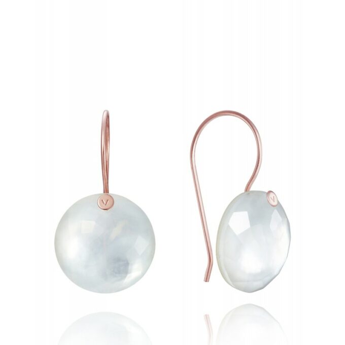 Pendientes Viceroy mujer en plata con piedra blanca