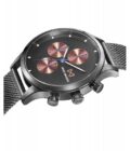Reloj Mark Maddox HM7142-56 de hombre multifunción con malla milanesa IP gris