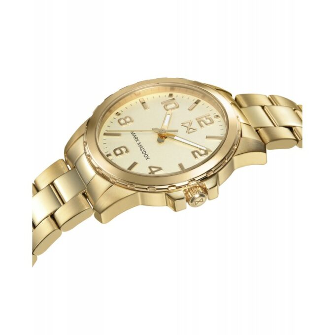 Reloj Mark Maddox MM0115-95 de mujer en acero IP dorado y esfera dorada