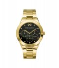 Reloj Mark Maddox MM0117-56 de mujer multifunción en acero IP dorado con esfera negra