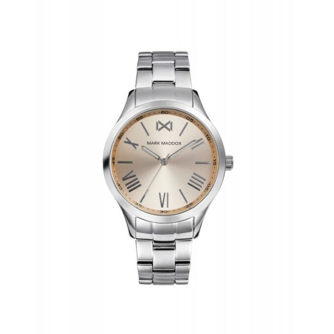 Reloj Mark Maddox MM7122-93 de mujer en acero con esfera rosada