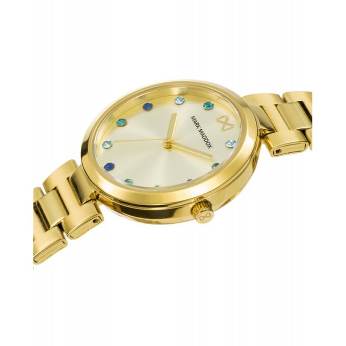 Reloj Mark Maddox MM0114-97 de mujer en acero IP dorado y esfera dorada