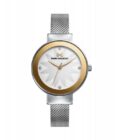 Reloj Mark Maddox MM7148-07 de mujer en acero con malla milanesa y esfera con motivo flor