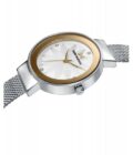 Reloj Mark Maddox MM7148-07 de mujer en acero con malla milanesa y esfera con motivo flor