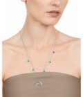 Collar doble Viceroy mujer de acero forma cuerno invertido