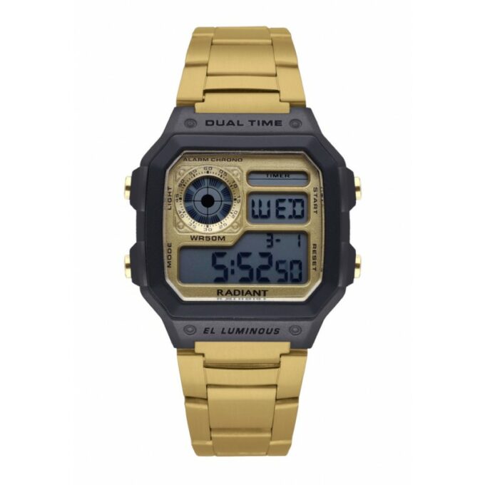 RELOJ DE HOMBRE RADIANT ZURI DIGITAL CON CORREA DE ACERO