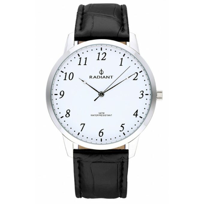 RELOJ HOMBRE RADIANT CLASIS CON CORREA PIEL NEGRA