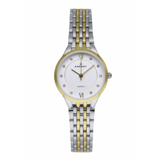 RELOJ DE MUJER RADIANT BRAVE BRAZALETE ACERO BICOLOR