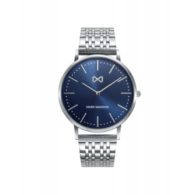 Reloj Mark Maddox HM7122-97 de hombre en acero y esfera azul