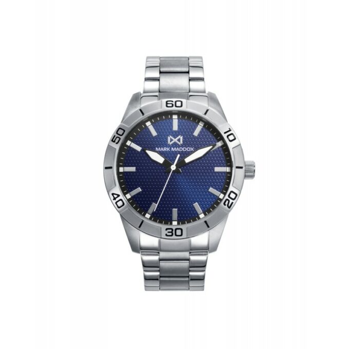 Reloj Mark Maddox HM7148-37 de hombre en acero con esfera azul