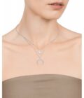 Collar doble Viceroy mujer en plata con colgantes de luna y estrella