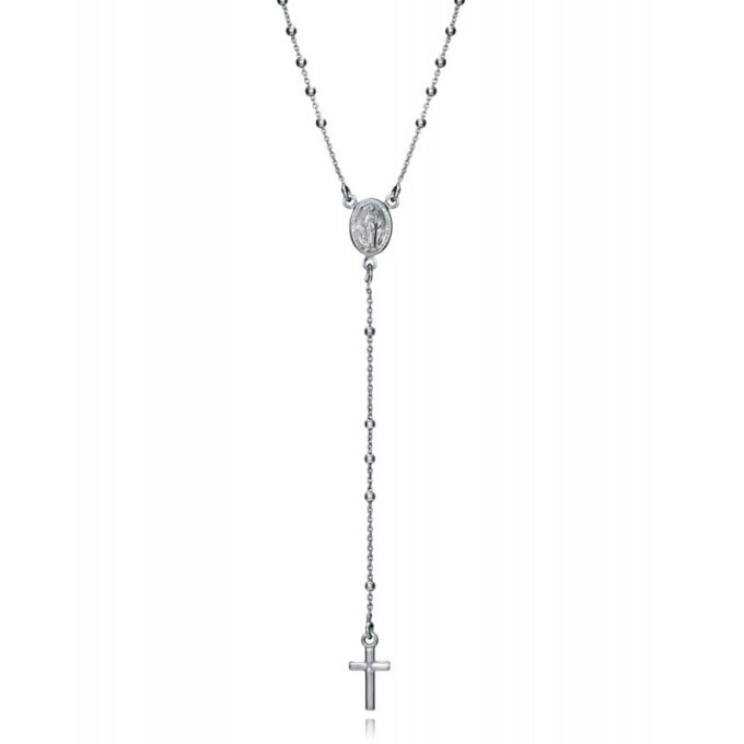 Collar Viceroy mujer en plata tipo rosario