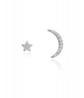 Pendientes Viceroy 71061E000-30 de mujer en plata con estrella y luna