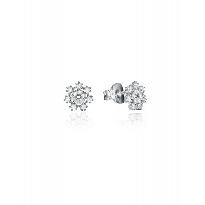 Pendientes Viceroy 71042E000-38 de mujer en plata con forma copo de nieve