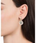 Pendientes Viceroy 15105E01000 de mujer en acero con disco madreperla y estrella