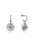 Pendientes Viceroy 15105E01000 de mujer en acero con disco madreperla y estrella