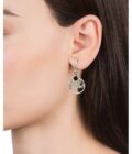 Pendientes Viceroy de mujer en acero, tipo aro con árbol de vida