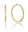 Pendientes Viceroy mujer de plata chapada oro tipo aro 40 mm.