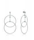 Pendientes Viceroy mujer de plata con 2 aros móviles