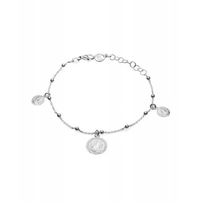 Pulsera Viceroy mujer de plata con 3 monedas