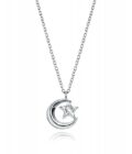 Collar Viceroy mujer de plata con colgante forma luna con estrella