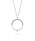 Collar Viceroy mujer de plata con colgante en forma de aro