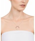 Collar Viceroy mujer de plata con colgante en forma de aro