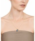 Collar doble Viceroy mujer de acero con colgante concha abalone natural