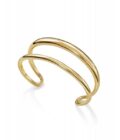 Brazalete abierto Viceroy mujer de acero dorado doble aro