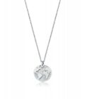 Collar Viceroy 1321C000-08 de mujer en plata con colgante circular motivo mundo