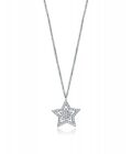 Collar Viceroy mujer de plata con colgante forma de estrella doble