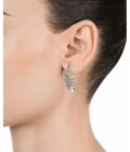 Pendientes Viceroy 4122E000-38 de mujer en plata motivo plumas con circonitas